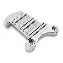 Front Motor Bracket, 10-Gauge, FLT, Chrome