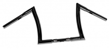 Handlebar Bad Ape hanger 12" Diameter 32mm, 25,4mm (1") Center Diameter,Black, Width 800 Pullback 150 Height 260 mm