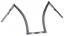 Handlebar Bad Ape hanger 18" Diameter 32mm, 25,4mm (1") Center Diameter,Chrome, Width 800 Pullback 175 Height 440 mm