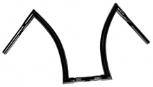 Handlebar Bad Ape hanger 18" Diameter 32mm, 25,4mm (1") Center Diameter,Black, Width 800 Pullback 175 Height 440 mm