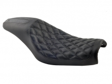Seat, 2-Up, Boss, Black, Dyna 06-17