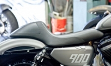 Seat, Cafe, Black , XL 04-19 (Without XL1200X, XL1200C, XL883C)