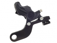 Brake Caliper, Rear, With Bracket, Black Ops, FLH 00-01 (With 11,5"Disc)