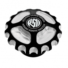 Gas Cap, Vented, Gear Drive, Contrast Cut, All HD 96-17 (Without Early 96 Models)