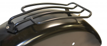 Solo Luggage Rack, 6", Gloss Black, Dyna Low Rider S 16-17