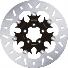 Brake Disc, Front Floated, Black Carrier