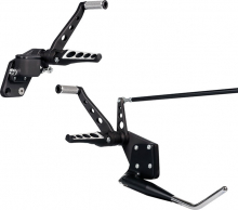 Thunderbike Drilled Forward Control Kit, Black, Softail 00-17 (With Twin Cam Engine)