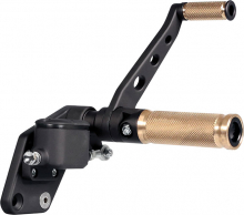 Thunderbike Base Brass Forward Control Kit, Black, Softail 00-17 (With Twin Cam Engine)