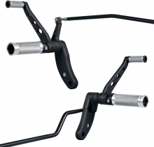 Thunderbike Base Alu Short Forward Control Kit (-32 mm), Black, Dyna 99-17 (With Twin Cam Engine, Without Fat Bob, Wide Glide)