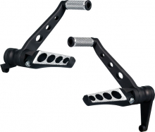 Thunderbike Drilled Forward Control Kit, Polished, XL 04-13