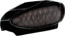 Thunderbike Down & Inside Oval Mini Taillight, Black