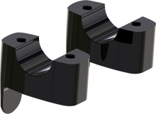 Thunderbike Flat Riser Kit, 17 mm, Black, Softail Breakout