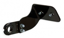 Thunderbike License Plate Side-Mount Bracket, Medium, Stainless Steel, Matte Black, FXFB 2018, FXFBS 2018