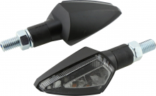 V-Scope 2-In-1 Turn Signal / Position Light, Dark Glass, Black