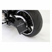 License Plate Bracket Kit (Germany 180 x 200 mm),Black Softail 18