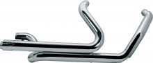 Pipe,Kit,Exhaust,Header,2 Into 2,Chrome Shields,M8 2017 Touring