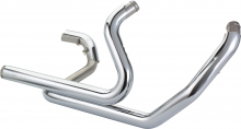 Pipe,Kit,Exhaust,Header,2 Into 2,Chrome Shields,M8 2017 Touring