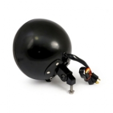 7" LED schwarzer Scheinwerfer für Harley-Davidson FLST Softail 86-17, mit E-Prüfzeichen
