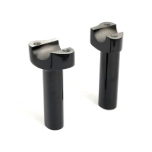 4.5" OEM Style Riser in schwarz für Harley-Davidson 1" (25.4mm) Lenker