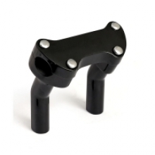 4.5" Pullback-Riser-Set in schwarz für Harley-Davidson 1" (25.4mm) Lenker