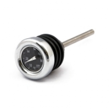 Öltank-Meßstab / Öltankstopfen / Dipstick mit Temperatur-Anzeige in °C für Harley-Davidson Softail 84-99 und Sportster 82-03