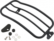 7" Solo Luggage Rack Gloss Black for 06-17 Dyna