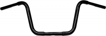 Ape Hanger Handlebar, 1 1/4", Black, 3-Hole