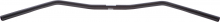 Flat Track Bar Handlebar, 1", Black, 3-Hole