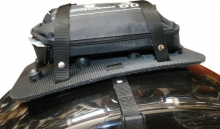 Suction Luggage Rack, Black Vinyl, 210x170mm