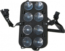Suction Luggage Rack, Black Vinyl, 210x170mm