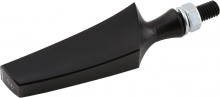 HIGHSIDER LED sequence-indicator STS 1, black anodized, smoke lens, E-marked