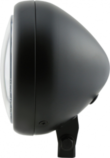 Pecos Type 6, 5 3/4" LED Headlight, Black, Bottom Mount