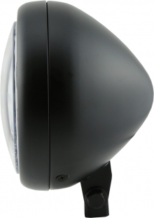 Pecos Type 7, 5 3/4" LED Headlight, Black, Bottom Mount