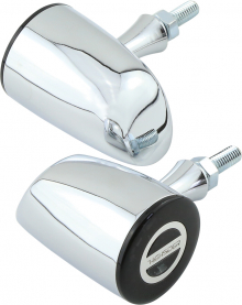 Rocket Classic Turn Signal/Position Light, LED, Smoke Lens, Aluminium, Chrome