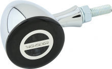 Rocket Bullet Turn Signal, LED, Smoke Lens, Aluminium, Chrome