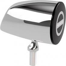 Rocket Classic Taillight/Brake Light, LED, Smoke Lens, Aluminium, Chrome