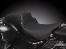 Kickflip Seat Pleated Stitch Grip Black Vinyl