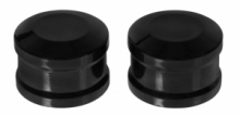 Rear axle cover set, black