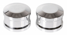 Rear axle cover set, polished