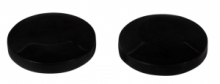 Front axle cover set, black