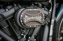 Airbox Cover Oval, Torque with Thunderbike logo, bicolor