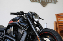 Headlight Mask "New Night Rod Style" ,Gloss Black