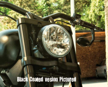 PM American Cycles,Headlight Bracket "Boomerang",VA polish