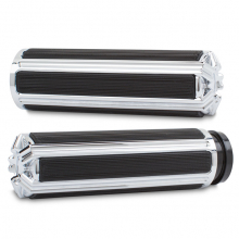 Grips, Comfort, 10-Gauge, Scout/Octane, Chrome
