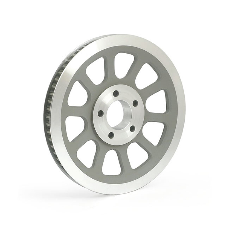 Riemenscheibe,Rear Belt Pulley 66-Tooth,20mm,Softail 07-11, Silver