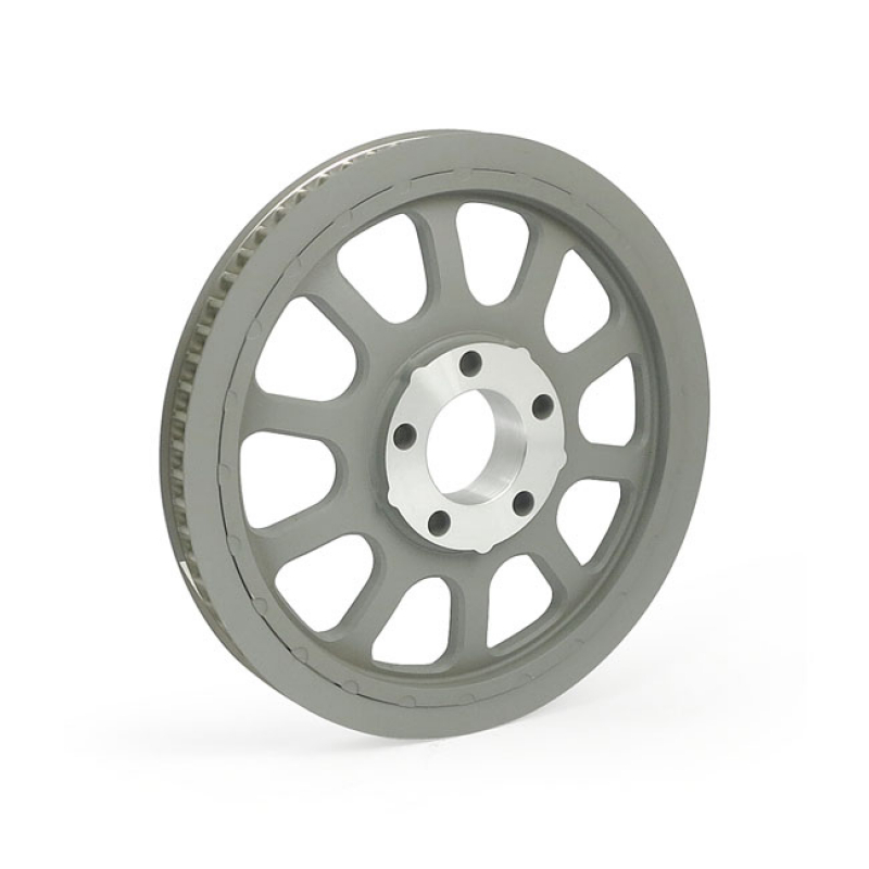 Riemenscheibe,Rear Belt Pulley 66-Tooth,20mm,Softail 07-11, Silver