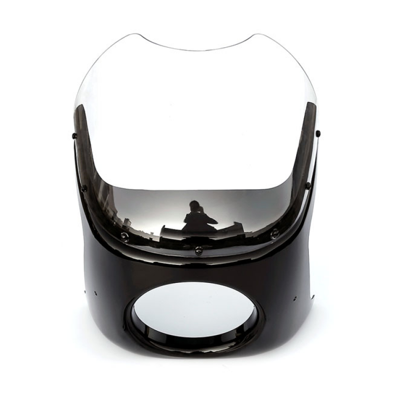 Mid-size headlamp fairing for side-mount 7" headlamps