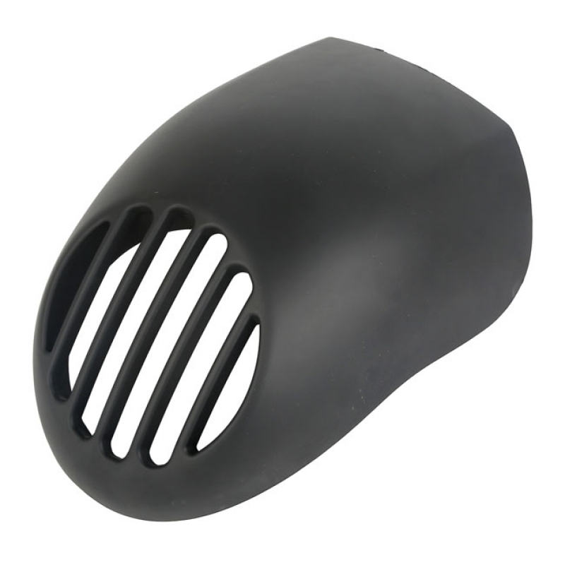 Upper headlamp fly fairing. With integrated headlamp grill