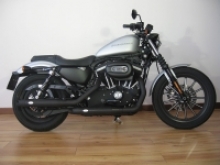MCJ verstellbare Auspuff-Endschalldämpfer Royal Black Sportster 2014-2016 mit Tüv