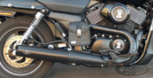 MCJ verstellbarer Auspuff-Endschalldämpfer für Harley-Davidson Street XG750 ab 2015 mit Tüv